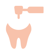 The image displays a stylized illustration of an open mouth with a toothbrush inside, placed within a toothpaste tube icon.